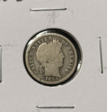 1895-S Barber Dime, Nicely Circulated. (28287)