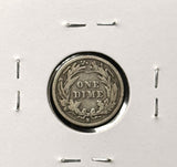 1895-S Barber Dime, Nicely Circulated. (28287)