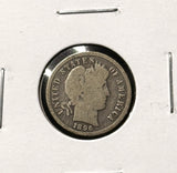 1896-S Barber Dime, Nicely Circulated VG. (28291)
