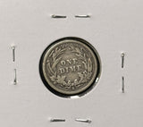 1896-S Barber Dime, Nicely Circulated VG. (28291)