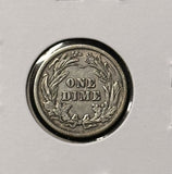 1911-P Barber Dime, Nice XF. (28317)