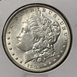 1894-O Morgan Silver Dollar, Choice AU+, Flashy White (28333)