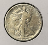 1918-P Walking Liberty Half Dollar. Nicely Circulated, (28367)