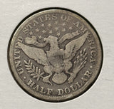 1898-P Barber Half Dollar. Nicely Circulated, (28417)