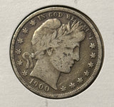 1900-P Barber Half Dollar. Nicely Circulated Fine, (28425)