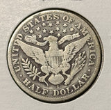1913-S Barber Half Dollar. Nicely Circulated, (28469)