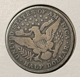 1913-D Barber Half Dollar. Nicely Circulated, (28471)