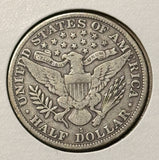 1914-S Barber Half Dollar. Nicely Circulated VG+, (28475)