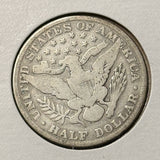 1915-P Barber Half Dollar. Nicely Circulated VG, (28477)