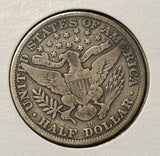 1915-D Barber Half Dollar. Nicely Circulated VG+, (28479)