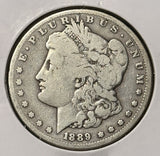 1889-S Morgan Silver Dollar, Nicely Circulated, (28501)