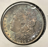 1896-P Morgan Silver Dollar, Choice Uncirculated, Fantastic Color (28507)
