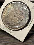 1896-P Morgan Silver Dollar, Choice Uncirculated, Fantastic Color (28507)