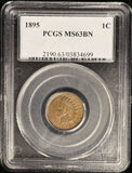 1895-P Indian Head Cent, MS63BN PCGS (28530)