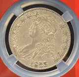 1825-P Capped Bust Half Dollar. Straight Grade AU53 NGC (28590)