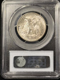 1938-D Walking Liberty Half Dollar. Flashy Straight Grade MS65 PCGS White  (28600)