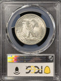 1947-D Walking Liberty Half Dollar. Flashy MS65 PCGS White  (28606)