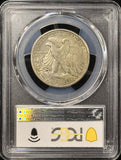 1923-S Walking Liberty Half Dollar. Straight Grade AU50 PCGS+CAC GS  (28612)
