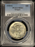 1939-S Oregon Commemorative Half Dollar, MS64 PCGS (28670)