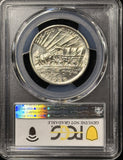 1936-S Oregon Commem Half Dollar, Unc Details, Cleaned PCGS (28676)