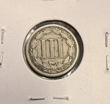 1882-P Nickel Three Cent, Nice F/VF, (28696)