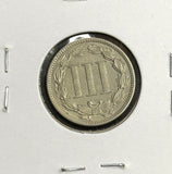 1887/6-P Nickel Three Cent, Nice Proof, (28708)