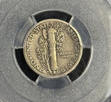 1916-D Mercury Dime, PCGS Genuine (XF Details) (28712)