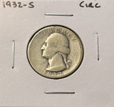 1932-S Washington Quarter, Key Date, Nicely Circulated. (28794)