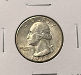 1938-P Washington Quarter, Choice AU+. (28864)