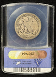 1921-D Walking Liberty Half Dollar, Key Date, VG8 ANACS (28943)