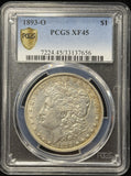 1893-O Morgan Silver Dollar, Key Date, XF45 PCGS GS  (28958)