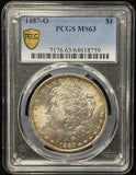 1887-O Morgan Silver Dollar, Flashy MS63 PCGS GS (28972)