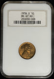 1936-D Lincoln Wheat Cent, MS67RD NGC Fatty (28984)