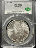 1882-CC, Morgan Silver Dollar, Flashy MS62 CACG (29001)