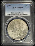 1899-P Morgan Silver Dollar, MS64 PCGS  (29021)