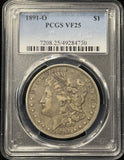 1891-O Morgan Silver Dollar, VF25 PCGS  (29041)