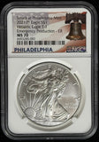 2021 P American Silver Eagle Bullion Coins T-1 MS70 NGC (29204)