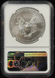 2021 P American Silver Eagle Bullion Coins T-1 MS70 NGC (29204)