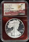 2021 W American Silver Eagle Proof FDOI PF70UCAM NGC (29206)