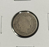 1896-S Barber Dime, Well Circulated, (29220)