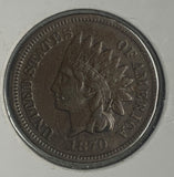 1870 Indian Head Cent, XF40