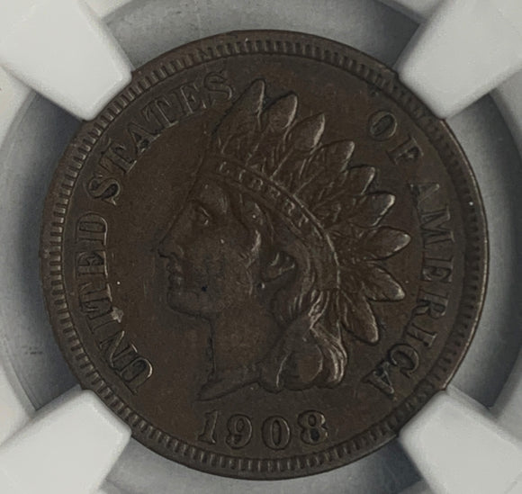 1908-S Indian Head Cent, XF40 NGC