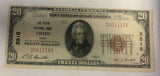 1929 The Tiffin NB of Tiffen OH $20  #3315 Type 1 National Currency AU.