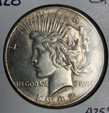 1928 Peace Dollar, AU+
