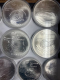 1976 Canadian Olympic Silver Coin Set (28pcs).