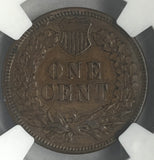 1886 T-2 Indian Cent AU-53BN NGC