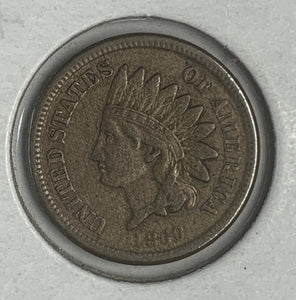 1860 Indian Head Cent, XF-40