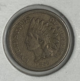 1860 Indian Head Cent, XF-40