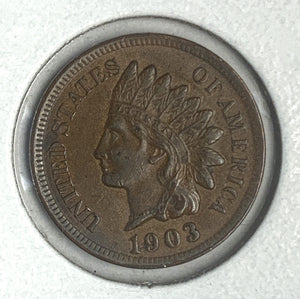 1903 Indian Head Cent, AU58BN