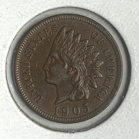 1905 Indian Head Cent, AU58BN